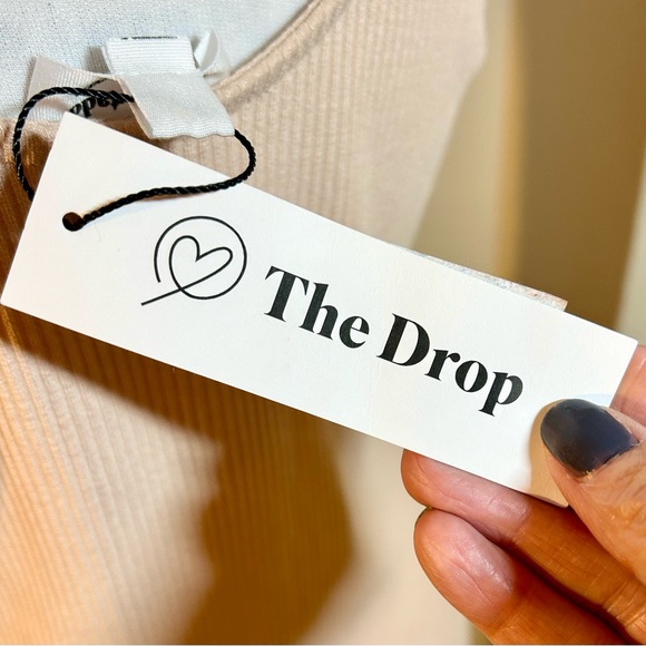 THE DROP Sierrafurtado Rose Dust Fitted Sleeveless Button Down Mini Dress NWT- M - Picture 9 of 13